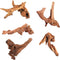 Aquarium Driftwood Natural Decoration, Tree Trunk with Rockery View, Random Shape 5-10cm