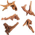 Aquarium Driftwood Natural Decoration, Tree Trunk with Rockery View, Random Shape 5-10cm