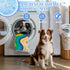imiBBWQu Summer 27" 22" Cooling Mat for Dogs Paper Airplane with Rainbow Dog Grass Mat Washable Cooling Pad for Dog Pet