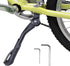 SEISSO Kids Bike Kickstand, Adjustable Center Mount Aluminum Alloy for 18/20/22 Inch Wheel Mountain/Road Bikes
