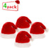 4 Pieces Dog Santa Hat Christmas Pet Hats - Costumes for Dogs and Cats Christmas Supplies