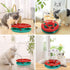 Cat Toys for Indoor Cats - Interactive Roller Tracks with Catnip Spring Pet Toy and Teaser Mouse