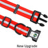 Waterproof Dog Collar, Anti-Odor Durable Adjustable PVC & Polyester Soft with Reflective Cloth Stripe Basic Collars
