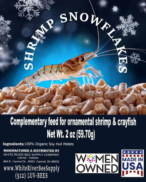White River Bee Supply (2 oz) Shrimp Snowflakes