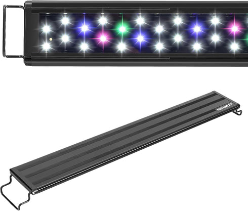 AQUANEAT LED Aquarium Light, Full Spectrum for 12 Inch to 16 Inch Fish Tank, Multi-Color