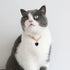 SOGAYU Cat Necklace Collar with Heart Rhinestone Pendant, Lightweight Adjustable Shine Diamond Cute Girl Wedding
