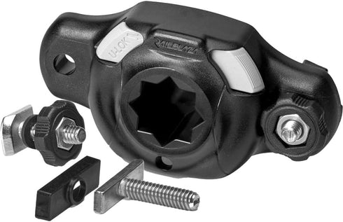 RAILBLAZA StarPort TracLoader Gunnel Mount for Kayaks and Boats, Compatible with Crestliner, SureMount Systems