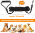 Vivifying Long Floating Dog Leash, 20ft Training Leash with Comfortable Handle for Hiking, Swimming, Beach (Black)
