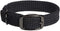 Mendota Pet Double Braid Collar, Black Metallic Dog Collar Made in The USA, 1 in x 24 in Standard