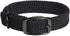 Mendota Pet Double Braid Collar, Black Metallic Dog Collar Made in The USA, 1 in x 24 in Standard