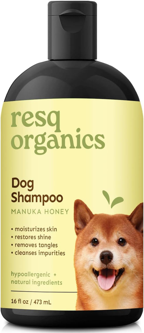 Hypoallergenic Dog Shampoo, Cleans and Soothes Dry Flakey Skin, Reduce Dandruff, Shedding,
