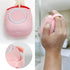 Pet Bath Brush, Soft Silicone Dog Bathing Brush with Shampoo Dispenser for Cats and Dogs (Pink)