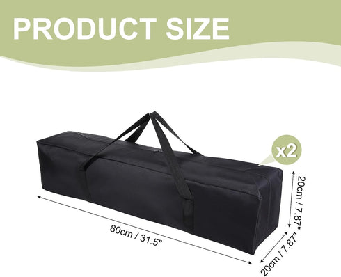31 8 8 Inch (2 Pack, Camp Chair Replacement Bag, Camping Folding Chair Storage Bag Large Zippered with Handle Strap, x