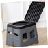 Yardwe Portable Folding Toilet for Outdoor Travel Lightweight Emergency Potty for Camping Hiking and Road Trips Compact