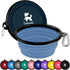 COOYOO Collapsible Dog Bowl, 2 Pack Portable Water Bowls for Cats Dogs with 2 Carabiners for Traveling