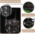 Acrylic Fish Breeding Box, 4x4x4 Inch with Suction Cups, Aquarium Hatchery Incubator for Baby Fishes