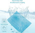 MICROCOSMOS Summer Cooling Mat & Sleeping Pad, Water Absorption Top, Safe Materials, Easy Carry, EZ Clean