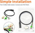 Hub Motor Convert Extension Cable - 9 Pin Waterproof Connector for 36V 48V 52V Ebike Motor Conversion Line