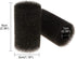 Senzeal 4PCS Pre-Filter Foam Sponge Roll for Aquarium Filter Intake Cover (Small)