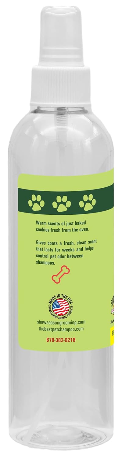 Sugar Cookie Pet Cologne 8.5 oz. For Dogs & Puppies | Long-Lasting Odor Eliminator | Paraben-Free | Biodegradable and Non-Toxic | Made In The USA