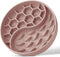 Silicone Slow Feeder Dog Bowls with Suction Cups, Non-Slip Pet Food Bowls for Small Medium Breeds, Pink