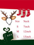 Pet Deer Costume Hat Adjustable Merry Christmas Dog Antlers Headwear Accessories (Large)
