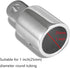 TINGZHIGO Bimini Top Eye End Cap for 1 inch (25mm) OD Round Tubing with L Shape Hex Allen Wrench (2 Packs)