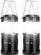 Lepro LED Camping Lanterns, Battery Powered, Collapsible, IPX4 Water Resistant Portable Lights for Emergencies
