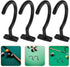 4pcs GANAZONO Billiard Cue Holder Hooks Metal Pool Table Side Rack Wear-resistant Snooker Pool Accessories Organizer