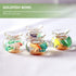 12 Pcs Miniature Glass Fish Bowls | Simulated Mini Fish Tank for Desktop Office Accessories
