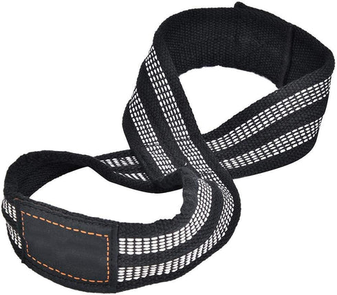 FTVOGUE Figure 8 Weight Lifting Straps, Dead Wrist Strap for Pull-ups, Powerlifting Gym Equipment