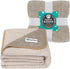 PetAmi Waterproof Dog Blanket, Leakproof Puppy Cover for Small Medium Dogs, Reversible Washable Soft Plush, 29x40 Taupe