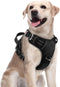 rabbitgoo Medium Dog Harness, No Pull Vest with 3 Buckles, Adjustable Soft Padded Harness with Easy Control Handle,
