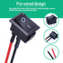 Twidec 10Pcs Rocker Switch - AC 6A/250V SPST 2 Pins ON/Off Car Boat Toggle with Pre-soldered Wires