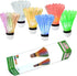 LED Badminton Shuttlecocks, Colourful Lighting Birdies, Plastic Nylon Shuttlecock, Glow in The Dark Birdie Balls (4/5/6