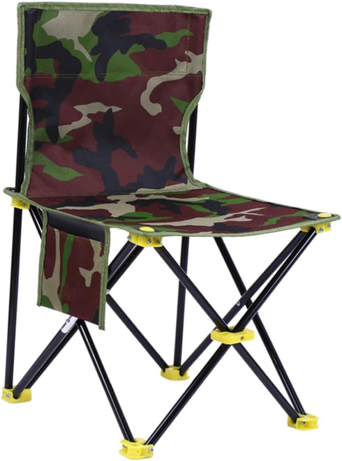 Garneck Oxford Cloth Steel Frame Sturdy Lightweight Outdoor Folding Chair for Hiking