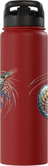 Shrimp Men Women Shrimp Design Stainless Steel Insulated Water Bottle