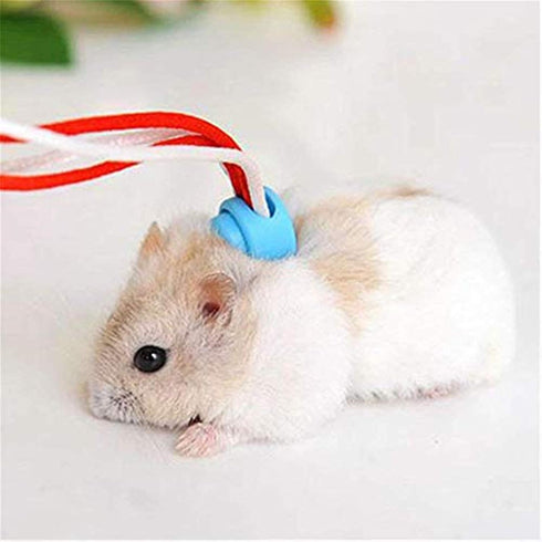 Zittop Small Animal Leash Lead Harness Rope, Adjustable Rope for Hamster Rat Mouse