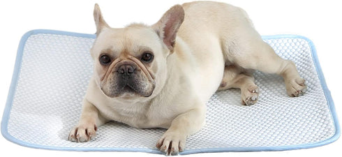 Medium Dog Cooling Mat, 26x20 Inches, Ultra Breathable Supramolecular Cooling Material, Machine Washable for Cats and