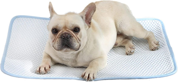Medium Dog Cooling Mat, 26x20 Inches, Ultra Breathable Supramolecular Cooling Material, Machine Washable for Cats and