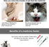 4Pcs Cat Pill Shooter Plunger Popper, Soft Tip Tablet Syringe Pusher, Pet Medicine Feeder for Small Dogs and Cats
