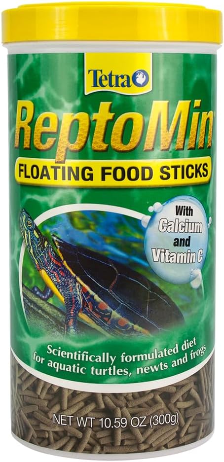 Tetra ReptoMin Floating Food Sticks, 10.59 oz, Food for Aquatic Turtles, Newts, and Frogs