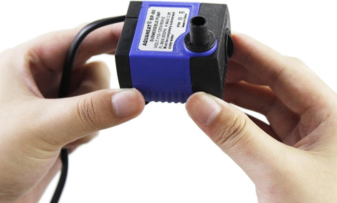 AQUANEAT 2-Pack Small Fountain Pump - 80GPH Submersible Water Pump for Aquarium, Outdoor Water Fountain