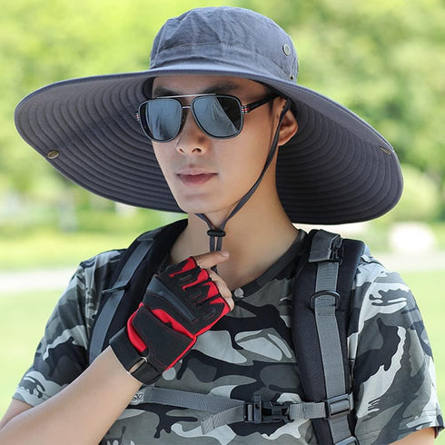Peicees Super Wide Brim Sun Hat, Men Women Fishing Bucket Hat, Safari Cowboy Hat
