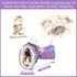 LEFTSTARER Guinea Pig Accessories - Tunnel and Hammock for Small Animals, Sugar Glider Cage Accessories (Purple-Star)
