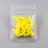 Yellow Presta Valve Stem Caps - 20 Pack Plastic Tire Valve Caps for Presta/French Valves, MTB, Road Bike