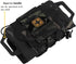 Tactical Military MOLLE Pouch, Rapid First-aid Belt Pouch, Survival Med Roll Carrier with Hypalon Handle