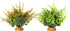 WOLEDOE Fake Green Boston Fern, Reptile Plants for Terrarium, Amphibian Tank Accessories Habitat Decor fit Crested