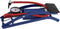 Performance Tool Foot Pump for Bike Tires and Sports Equipment, 100 P.S.I Capacity, Blue