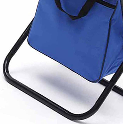 Fydun Folding Back Chair, Outdoor Camping Portable Chair, Easy to Carry Comfortable Fishing Chairs Leisure with Bag
